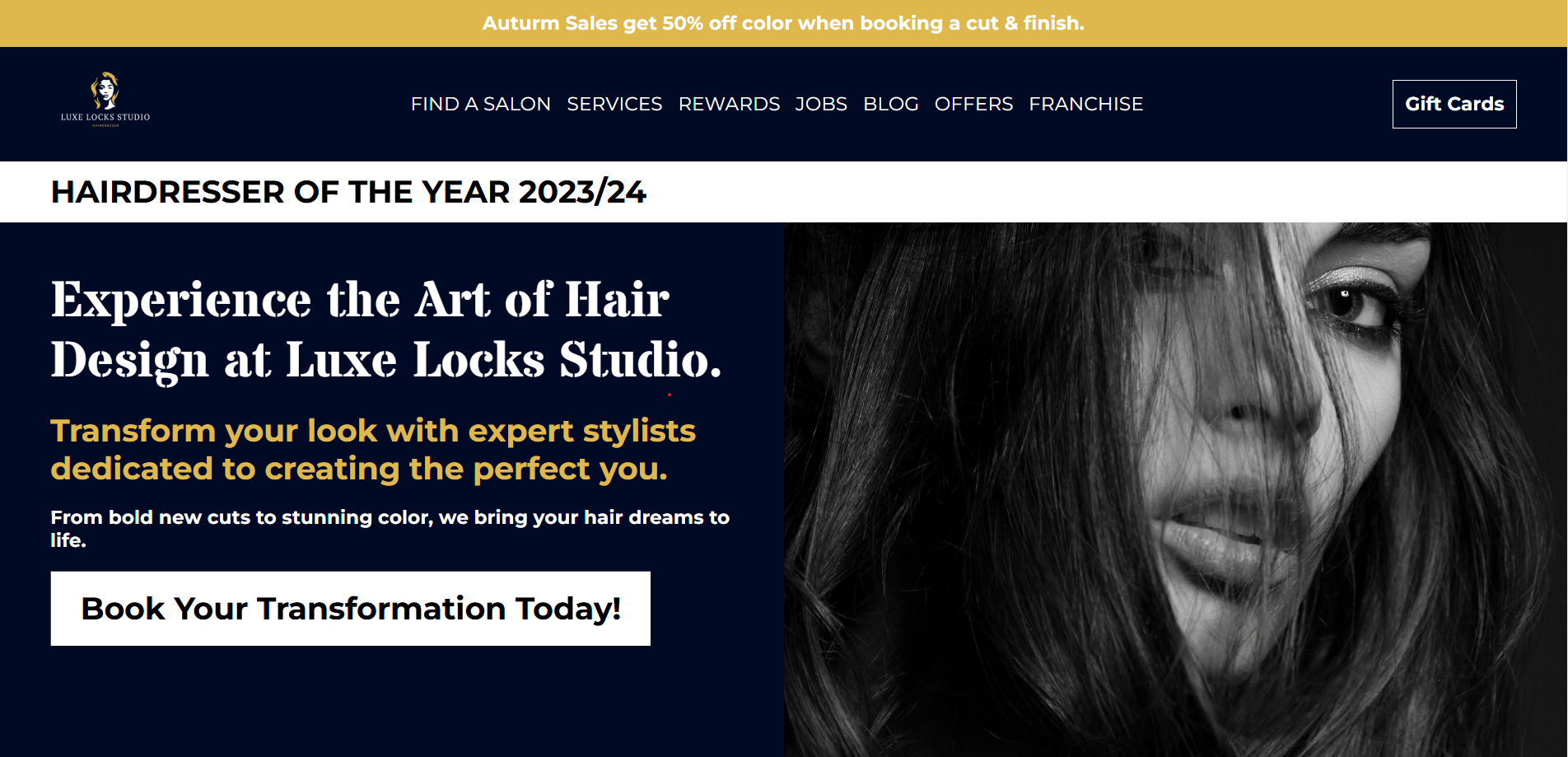 Gallery example Hairdresser