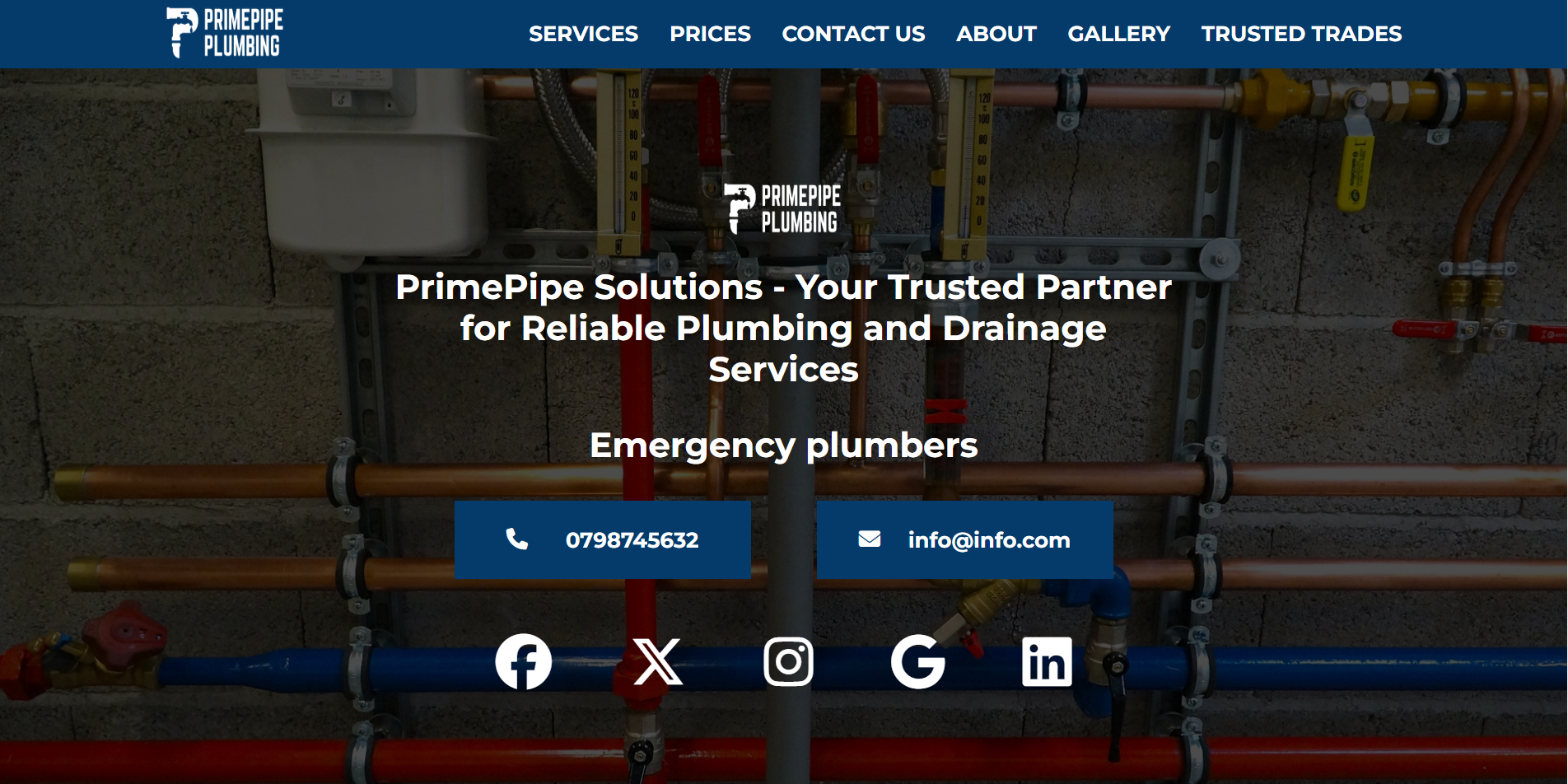 Gallery example Plumbing